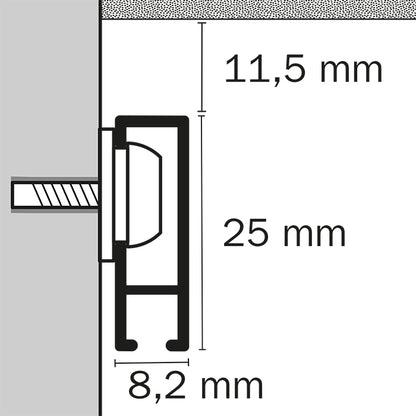 Kit de démarrage: STAS cliprail blanc + STAS cobra fil perlon 150cm + STAS smartspring