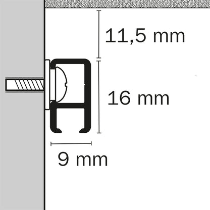 STAS minirail (kit installation inclus)